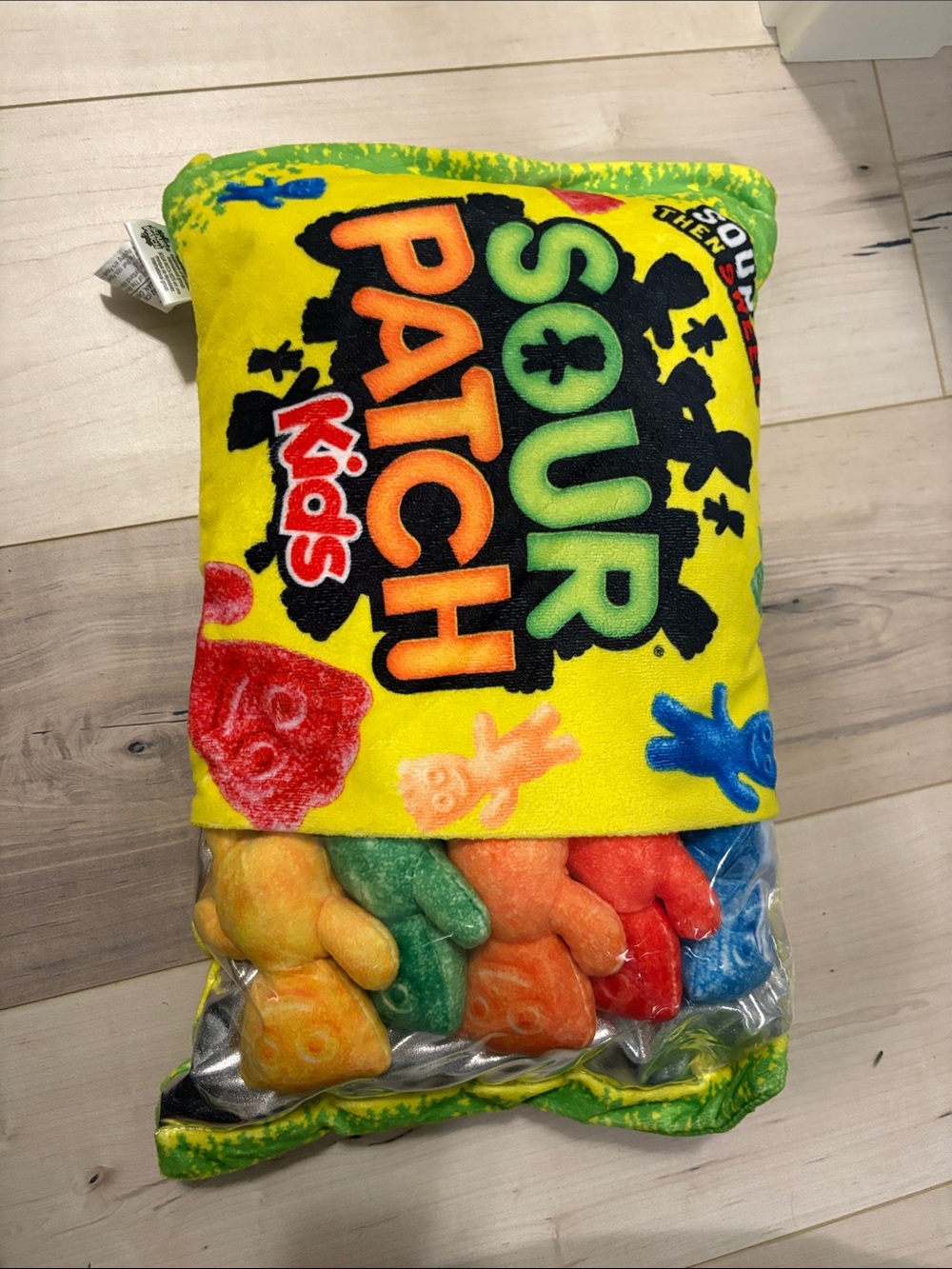 Sour Patch Kids Packaging Plush Pillow